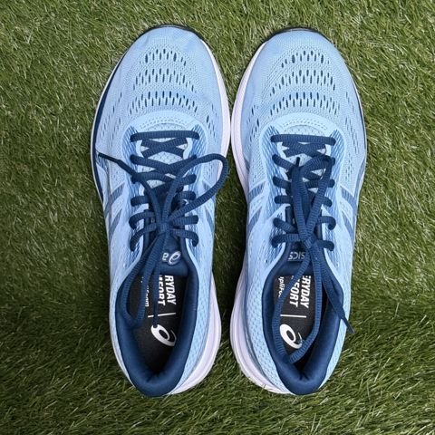 Asics Gel-Excite 6 Womens Size 9 Light Blue Navy Running Shoes 1012A150 photo 6
