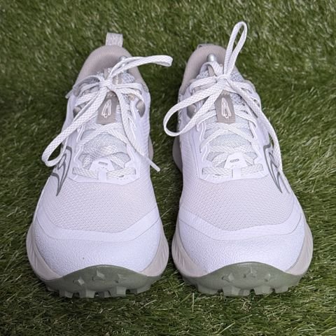 Saucony Peregrine 15 Mens Size 10.5 White Fog Trail Running Shoes S20990-102 photo 2