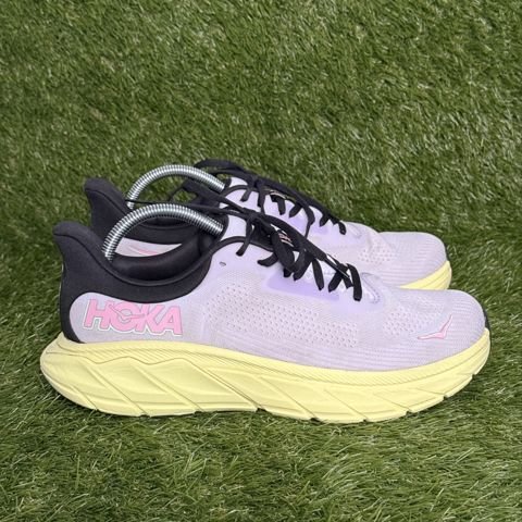 Hoka Arahi 7 Womens Size 11 B Lilac Yellow Stability Running Shoes 1147851