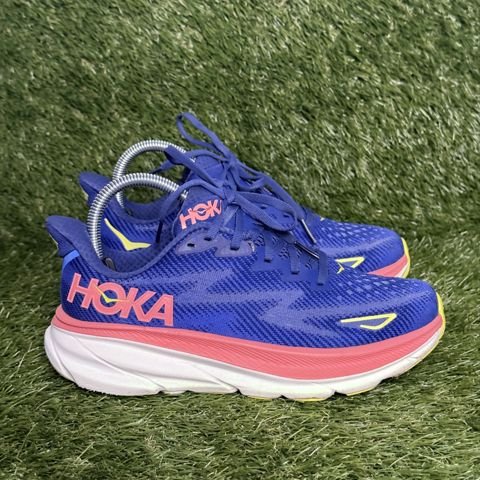 Hoka Clifton 9 Womens Size 7 B Blue Coral Cushioned Running Shoes 1127896