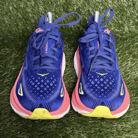 Hoka Clifton 9 Womens Size 7 B Blue Coral Cushioned Running Shoes 1127896 photo 2