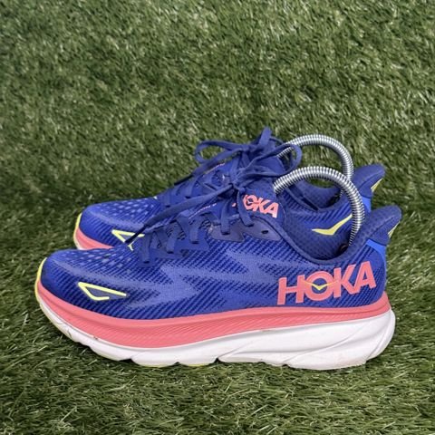 Hoka Clifton 9 Womens Size 7 B Blue Coral Cushioned Running Shoes 1127896 photo 3