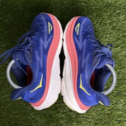 Hoka Clifton 9 Womens Size 7 B Blue Coral Cushioned Running Shoes 1127896 photo 5