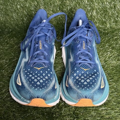 Hoka Clifton 9 Mens Size 11 D Blue Teal Cushioned Running Shoes 1127895 photo 2
