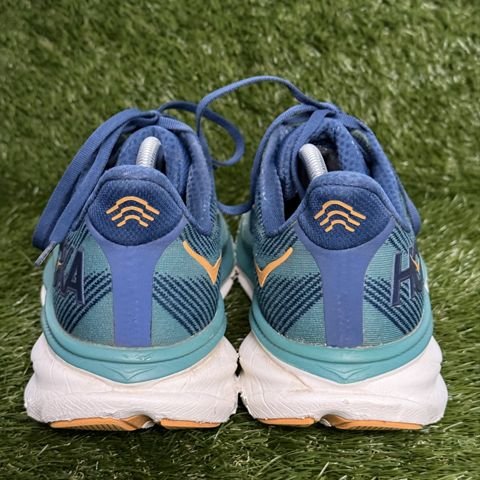 Hoka Clifton 9 Mens Size 11 D Blue Teal Cushioned Running Shoes 1127895 photo 5