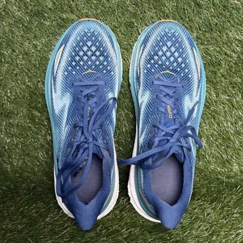 Hoka Clifton 9 Mens Size 11 D Blue Teal Cushioned Running Shoes 1127895 photo 7