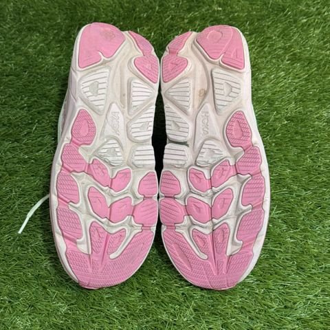 Hoka Clifton 10 Womens Size 7.5 B Cream Pink Cushioned Running Shoes 1162031 photo 7
