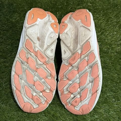 Hoka Clifton 9 Womens Size 6.5 B Cream Peach Cushioned Running Shoes 1127896 photo 7
