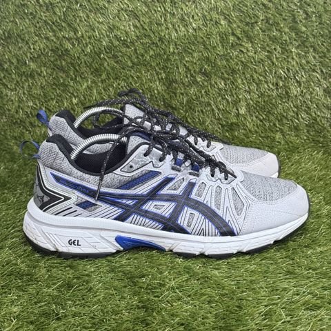 Asics Gel-Venture 7 Mens Size 11 4E Extra Wide Gray Blue Trail Shoes 1011A891 photo 1