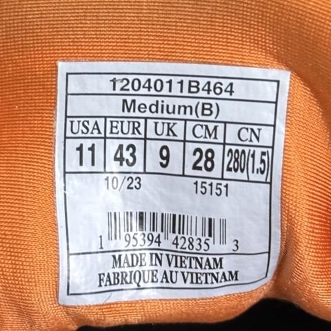 Brooks Trace 3 Womens Size 11 B White Orange Lime Running Shoes 1204011B photo 8