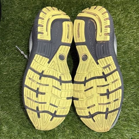 Brooks Ghost 16 Mens Size 10 2E Wide Gray Yellow Running Shoes 1104182E photo 7