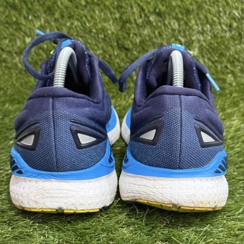 Brooks Glycerin GTS 19 Mens Size 10 D Navy Blue Yellow Running Shoes 1103571D photo 4