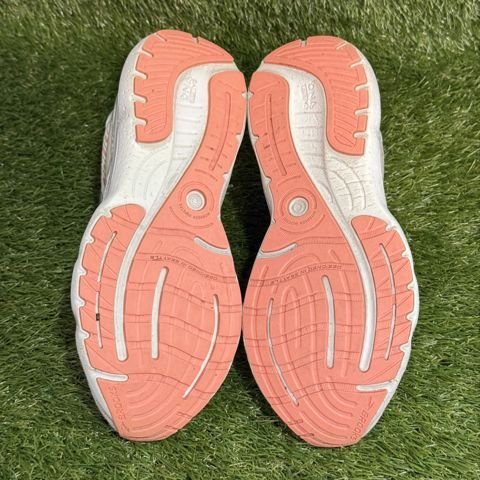 Brooks Glycerin 20 Womens Size 11 B White Aqua Peach Running Shoes 1203691B photo 7
