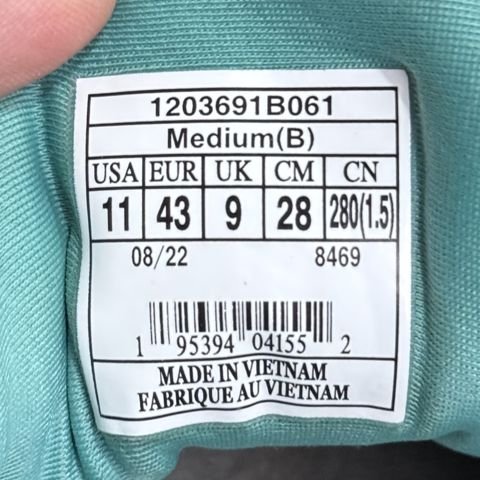 Brooks Glycerin 20 Womens Size 11 B White Aqua Peach Running Shoes 1203691B photo 8