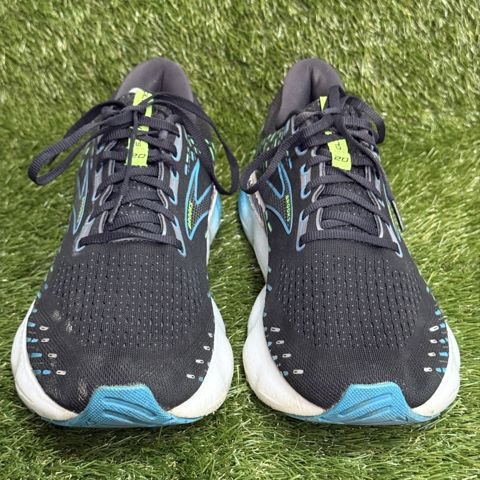 Brooks Glycerin GTS 20 Mens Size 13 D Black Blue Green Running Shoes 1103831D photo 2