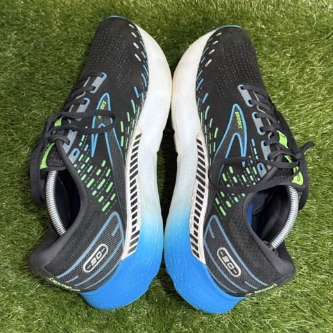 Brooks Glycerin GTS 20 Mens Size 13 D Black Blue Green Running Shoes 1103831D photo 5