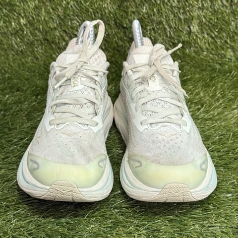 Hoka Clifton 10 Big Kids Size 4Y Womens 5.5 White Frost Running Shoes 1168860 photo 2