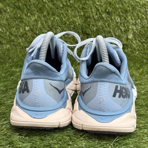 Hoka Arahi 5 Wide Womens Size 7 D Light Blue Peach Stability Running Shoes photo 4
