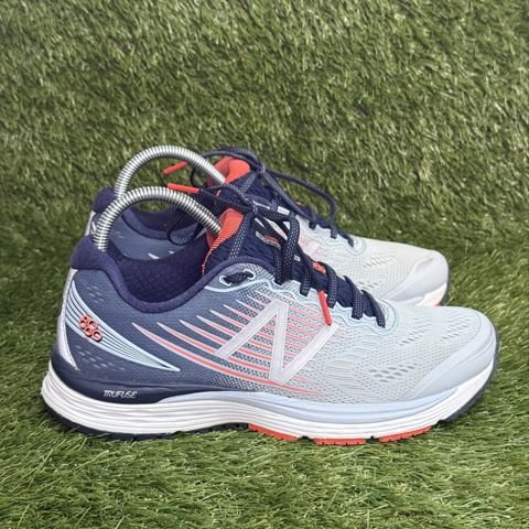 New Balance 880v8 Womens Size 9 Light Blue Navy Coral Running Shoes W880