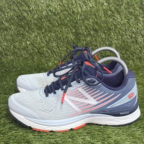 New Balance 880v8 Womens Size 9 Light Blue Navy Coral Running Shoes W880 photo 3