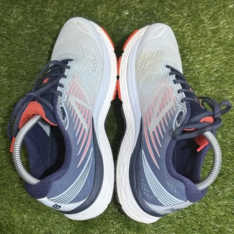 New Balance 880v8 Womens Size 9 Light Blue Navy Coral Running Shoes W880 photo 5