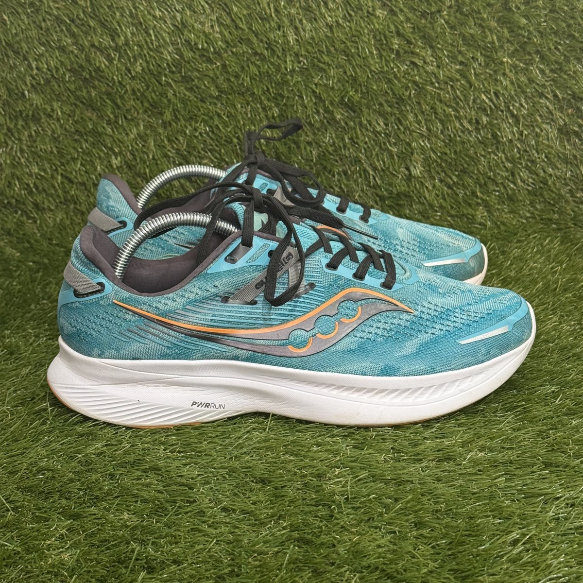 Saucony Guide 16 Mens Size 10 Wide Teal Orange Stability Running Shoes S20811-25