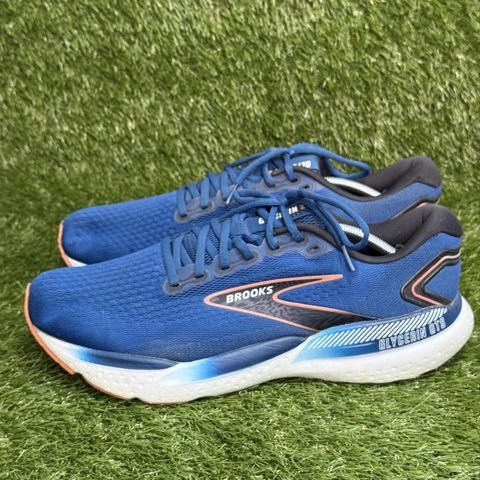 Brooks Glycerin GTS 21 Mens Size 14 D Blue Orange Running Shoes 1104201D474 photo 3