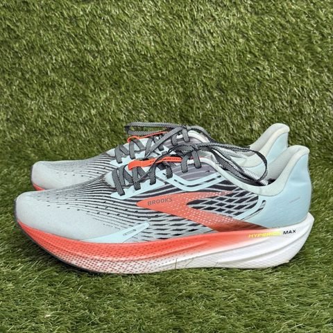 Brooks Hyperion Max Mens Size 14 D Gray Aqua Orange Running Shoes 1103901D426 photo 3