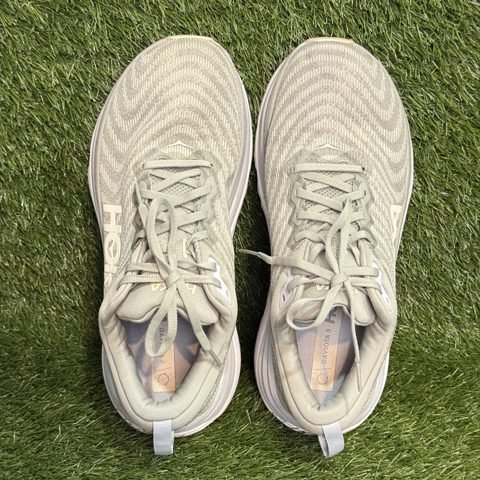Hoka Gaviota 5 Mens Size 10.5 D Sage Gray Stability Running Shoes 1127929 photo 6