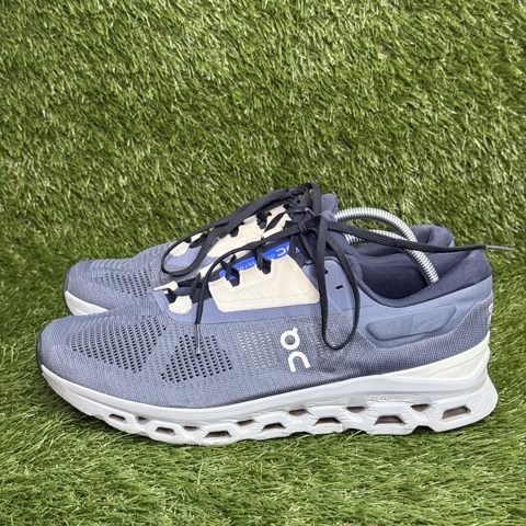 On Cloudstratus 3 Mens Size 10 Metal Glacier Blue Running Shoes 3MD30112139 photo 3