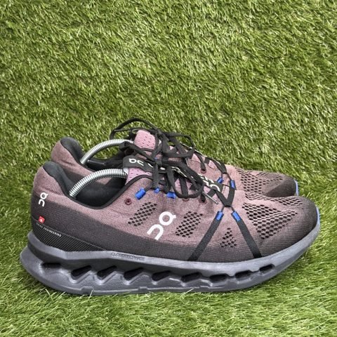 On Cloudsurfer Mens Size 13 Black Cobalt Running Shoes 3MD10421509