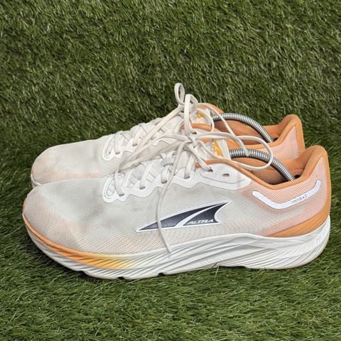 Altra Rivera 3 Mens Size 12 White Orange Road Running Shoes AL0A7R6Y photo 3