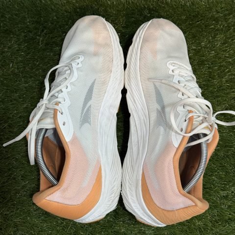 Altra Rivera 3 Mens Size 12 White Orange Road Running Shoes AL0A7R6Y photo 5