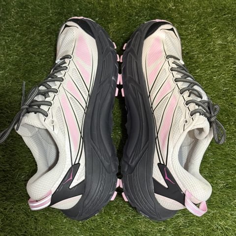 Hoka Mafate Speed 2 Mens 9 Womens 10 White Pink Trail Running Shoes 1126851 photo 5