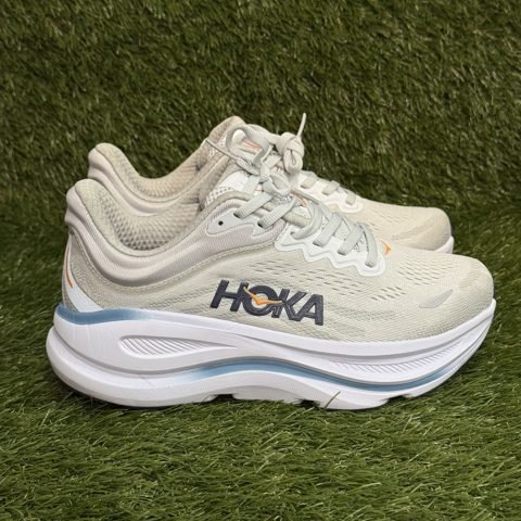 Hoka Bondi 9 Wide Womens Size 7 Sand Max Cushion Running Shoes 1162011 NEW photo 1