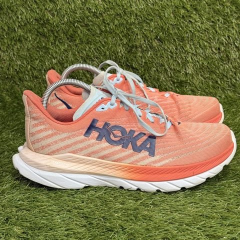 Hoka Mach 5 Womens Size 9 B Coral Peach Running Shoes 1127894