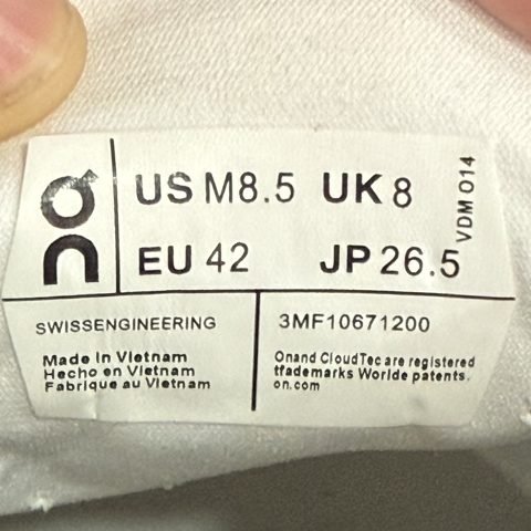 On Cloudmonster Void Mens Size 8.5 White Running Shoes 3MF10671200 NEW photo 8