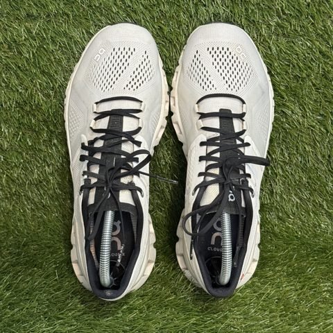 On Cloud X Womens Size 9.5 White Black Training Running Shoes 40.99702 photo 6