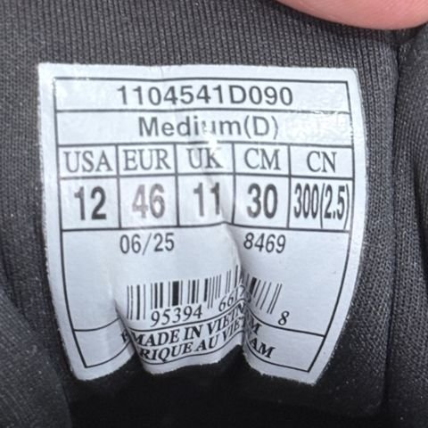 Brooks Adrenaline GTS 25 Mens Size 12 D Black White Running Shoes 1104541D090 photo 8