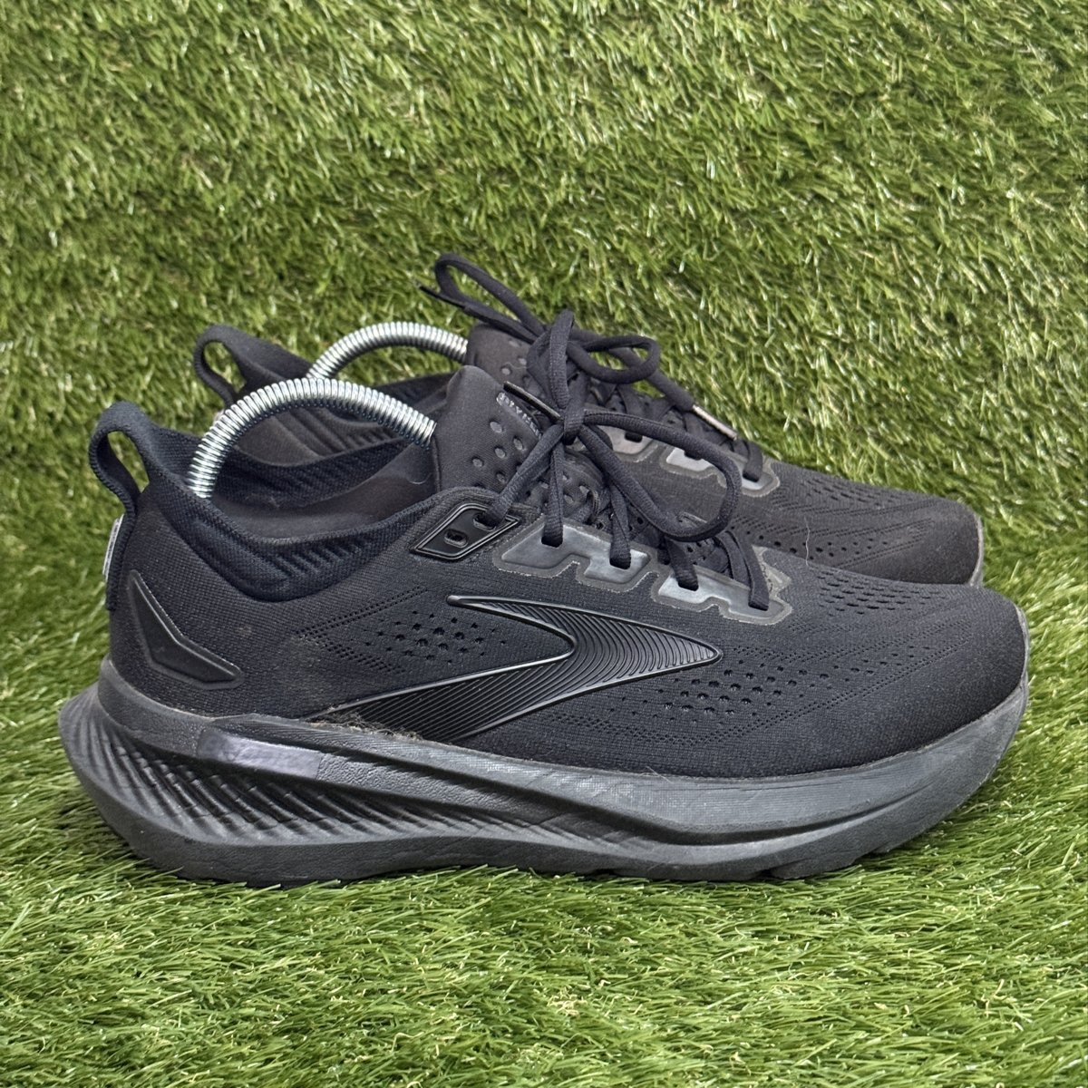 Brooks Glycerin 23 Mens Size 8.5 2E Wide Triple Black Running Shoes 1104762E020