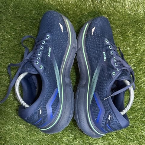 Brooks Ghost 15 Mens Size 10 D Navy Blue Green Running Shoes 1103931D428 photo 5