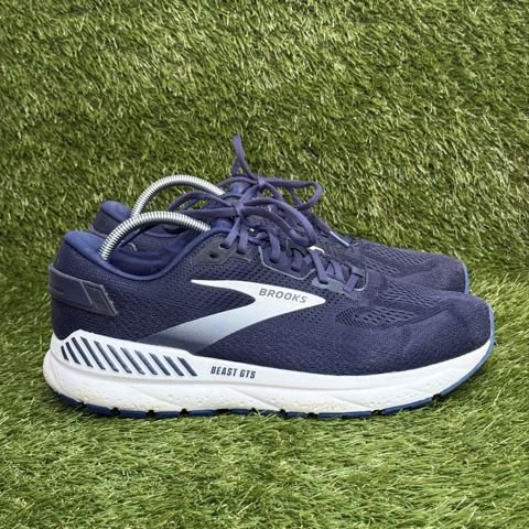 Brooks Beast GTS 24 Mens Size 11.5 D Navy White Stability Running Shoes 1104251D photo 1