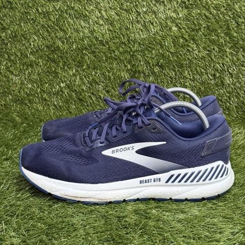 Brooks Beast GTS 24 Mens Size 11.5 D Navy White Stability Running Shoes 1104251D photo 3