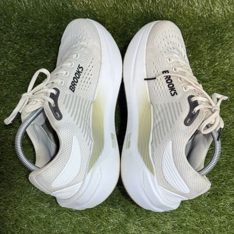 Brooks Ghost Max 3 Mens Size 9.5 D Cream White Running Shoes 1104641D162 photo 5