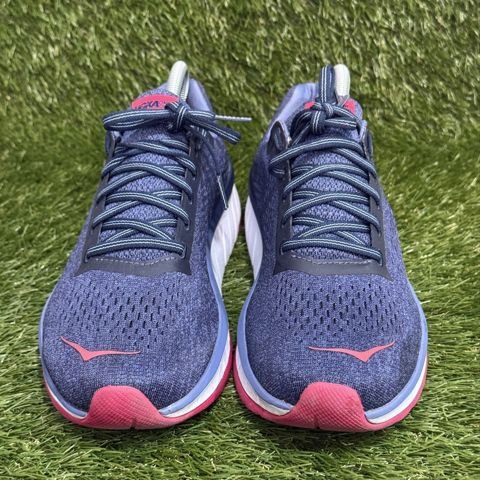 Hoka One One Cavu Womens Size 9 Navy Pink Running Shoes Sneakers 1019282 photo 2