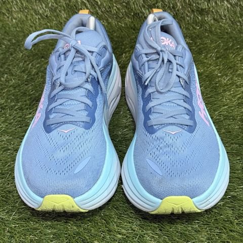 Hoka Bondi 8 Womens Size 10 B Blue Lavender Max Cushion Running Shoes 1127952 photo 2