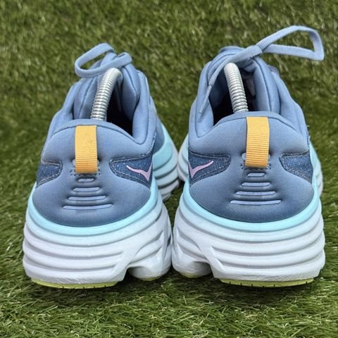Hoka Bondi 8 Womens Size 10 B Blue Lavender Max Cushion Running Shoes 1127952 photo 4