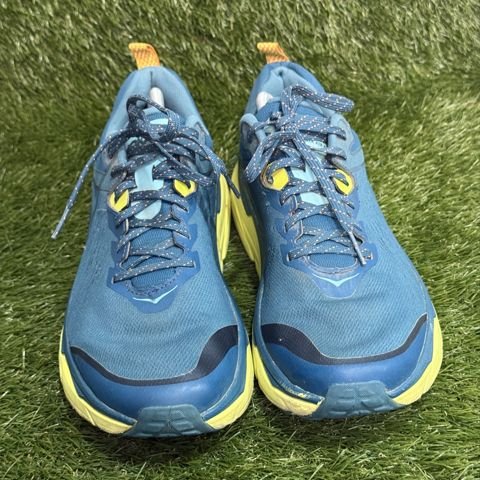 Hoka Challenger ATR 6 Mens Size 11.5 D Blue Yellow Trail Running Shoes 1106510 photo 2