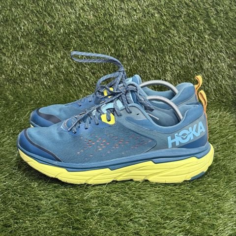 Hoka Challenger ATR 6 Mens Size 11.5 D Blue Yellow Trail Running Shoes 1106510 photo 3