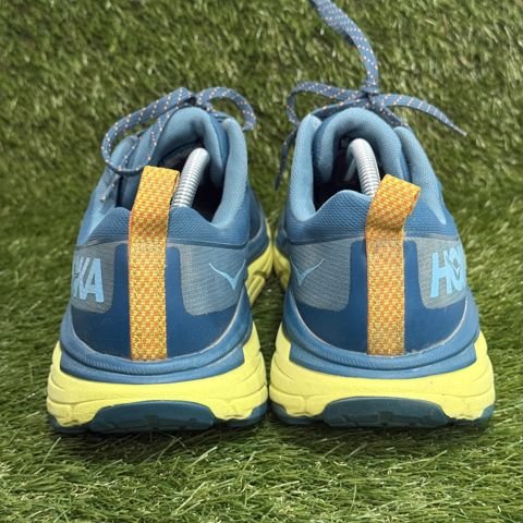 Hoka Challenger ATR 6 Mens Size 11.5 D Blue Yellow Trail Running Shoes 1106510 photo 4